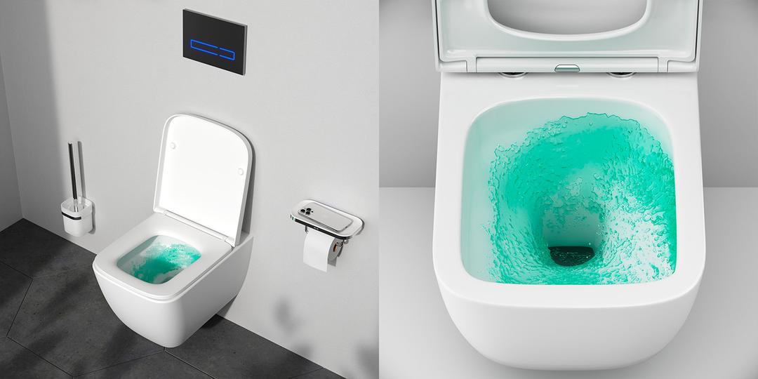 AquaSpin Flushing Technology by AM.PM