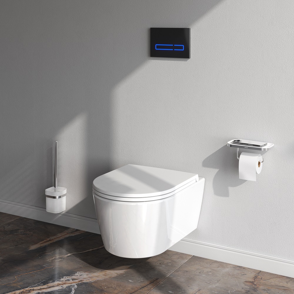 AM.PM Func Wall-hung FlashClean toilet with seat-cover