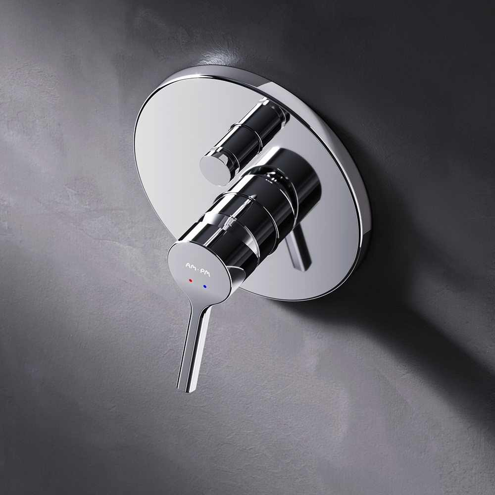 AM.PM X-Joy-S Single-lever bath and shower mixer for concealed installation