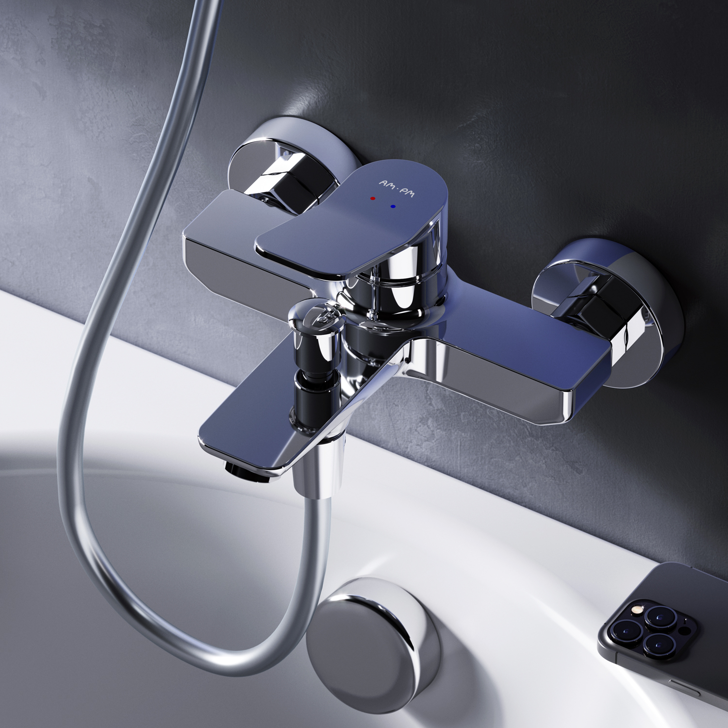 AM.PM X-Joy Single-lever bath and shower mixer