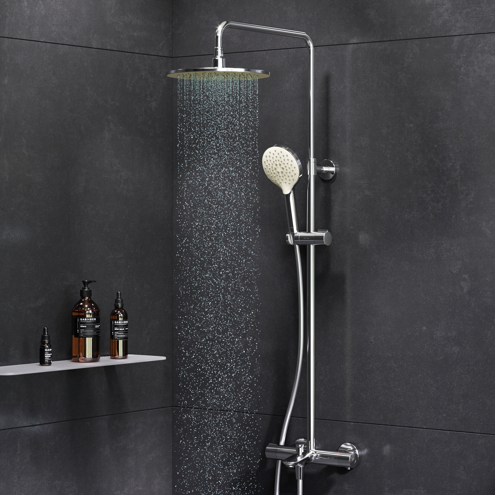 F0780500 ShowerSpot with thermostatic mixer and bath spout
