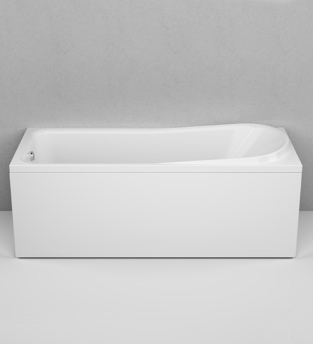 W80A-170-070W-A Acrylic bathtub 170x70 cm
