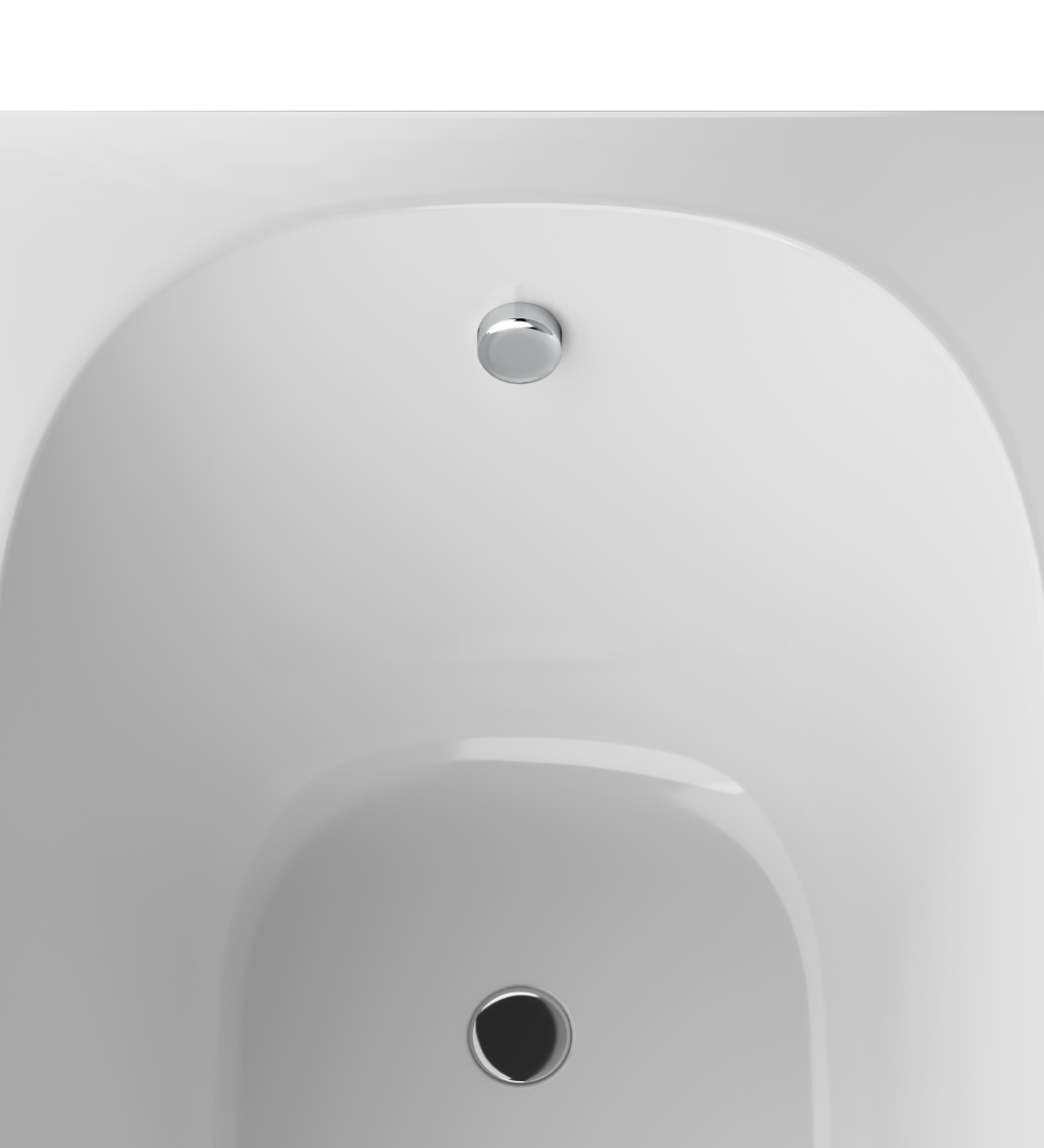 W5AA-180-080W-A64 Acrylic bathtub 180x80 cm