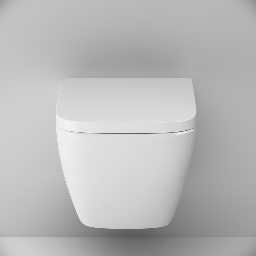 CGA1700SCE FlashClean (rimless) wall-mounted toilet with soft-closing seat cover with EasyClean coating