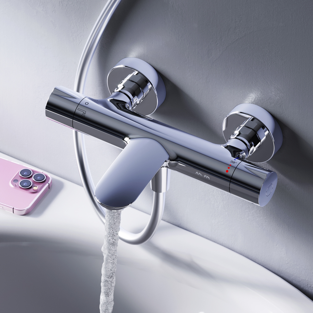 F8050000 Thermostatic bath and shower mixer