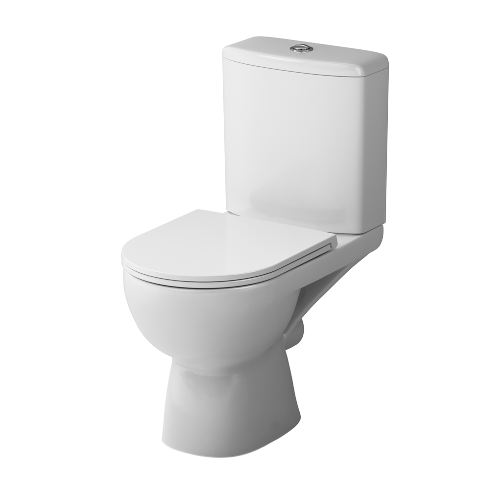 CTA8600SC FlashClean (rimless) floor-standing toilet with soft-closing seat cover