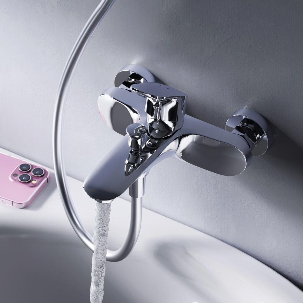 F8010000 Single-lever bath and shower mixer