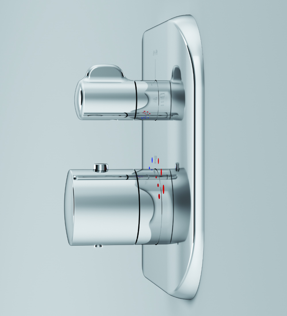 F3085500 Thermostatic bath and shower mixer for concealed installation