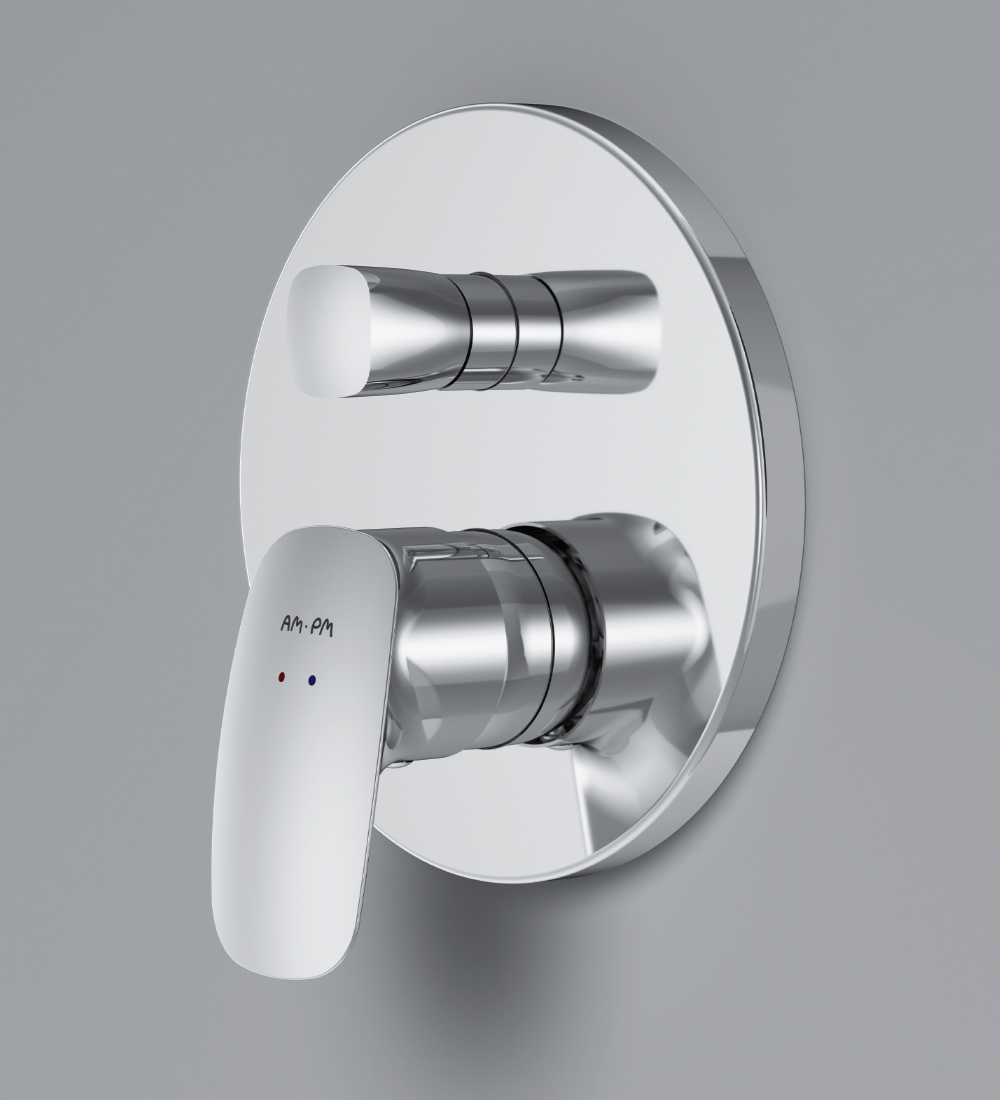 F71A85000 Single-lever bath and shower mixer for concealed installation