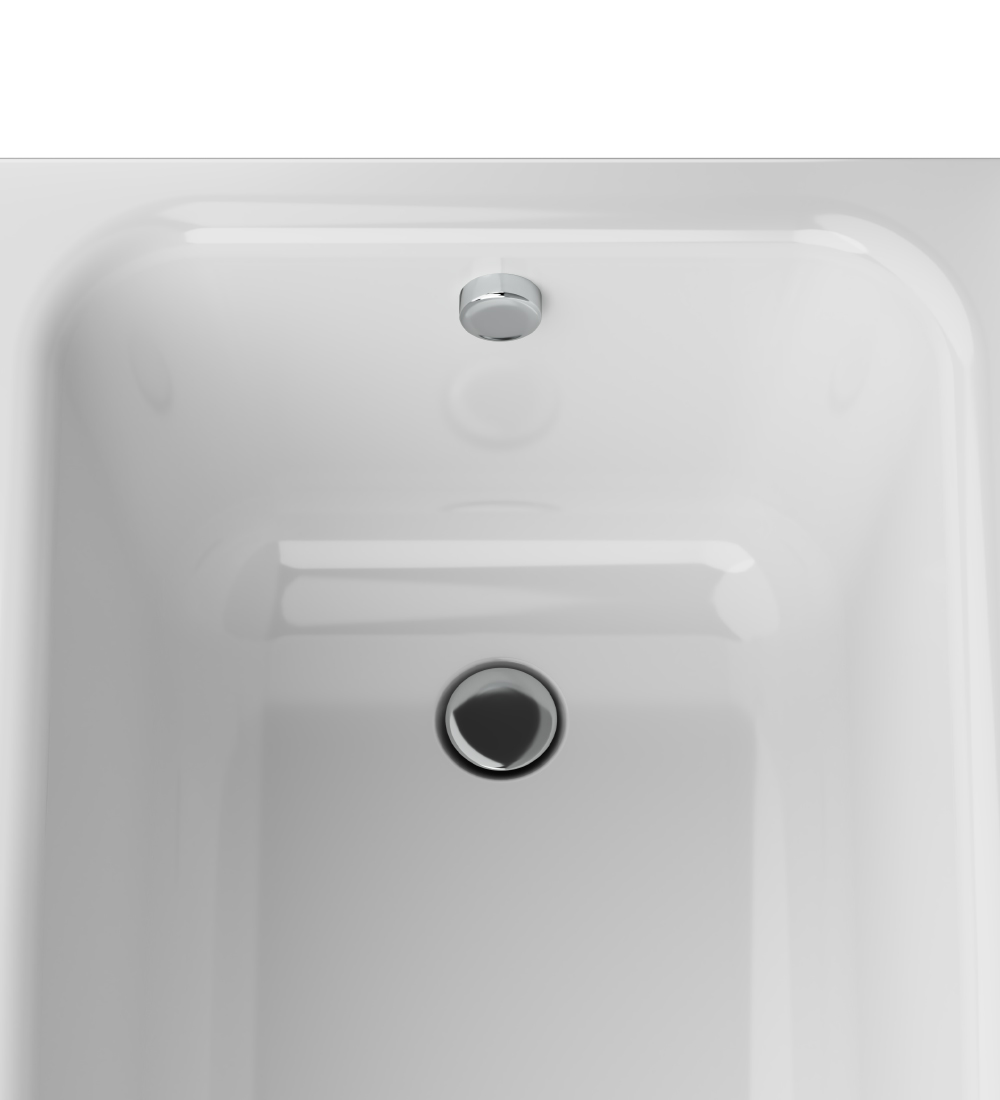 W80A-170-070W-A Acrylic bathtub 170x70 cm